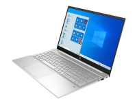 HP Pavilion Laptop 15-eg0001no - Intel Core i7 1165G7 - Win 10 Home 64-bitars - Iris Xe Graphics - 16 GB RAM - 1 TB SSD NVMe - 15.6 IPS 1920 x 1080 (Full HD) - Wi-Fi 6 - natursilver (tangentbordsram och bas), målarfärg (bas), sandblästrad (omslag och tangentbordsram), keramisk vit aluminium (skydd) - kbd: hela norden