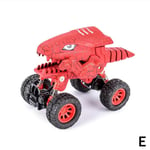 Dinosaur Car Truck Toy Big Wheel Friction Power For E Red Pointed Section