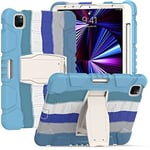 Samsung Tab S5E T720 T725 Étui de Protection en Silicone pour Tablette Enfant Bleu Clair
