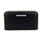 Metal Bread Box Vintage Bread Organizer Case Bread Storage Box Solid Color Retro Bread Bin Box Loaves Pastries Chips Storage Holder Large Capacity Kitchen Food Storage Tank Container Space-Saving