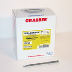 Grabber Trallskruv T-Rex Rostfri A2 TRALLSKRUV 5,6 X 115 100 ST TREX115100