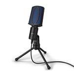 uRage Gaming microphone 'Stream 100' (cable length 2 meters, USB, with stand, 50 Hz - 16 kHz, 2200 Ω) Black/Blue