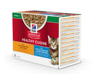 Hill's Science Plan Kitten Healthy Cuisine Chicken/Ocean Fish & Veg. Wet 12x80 g