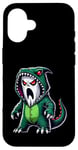 Costume de fantôme portant un dinosaure pour Halloween Cosplay T-Rex Coque pour iPhone 16