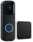 Blink Video Doorbell Wired or Battery + Sync Module - Black