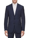 DKNY Men's Suit Dress Pants, Navy Solid, 30W x 29L