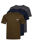 DKNY Giants 3 Pack T-shirt - Multi, Assorted, Size L, Men