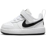 NIKE Court Borough Low RECRAFT (TD) Sneaker, White/Black, 6.5 UK Child