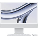 Apple iMac 24 4.5K Retina Display with Apple M3 Chip - Silver 16GB RAM - 512GB Storage - 8 Core CPU - 8 Core GPU -No  Ethernet - Magic Keyboard with Touch ID and Numeric Keypad  & Magic Mouse