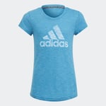 Lys blå Adidas Trenings t-skjorte