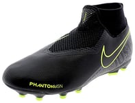 Nike Garçon Unisex Kinder Jr. Phantom Vision Academy Dynamic Fit MG Chaussures de Football, Multicolore (Black/Black/Volt 7), 32 EU