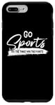 Coque pour iPhone 7 Plus/8 Plus Un dicton motivateur : Go Sports gagne les points pour les femmes et les hommes