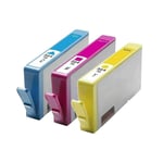 Non-OEM 3x 364XL Ink Cartridges CMY for HP Photosmart 5510 5524 5520