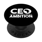 CEO Ambition African-American Career Woman Entrepreneur PopSockets Swappable PopGrip
