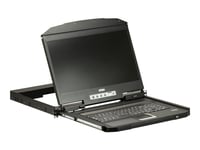 Aten Cl3700nw - Kvm-Konsol - Usb - 18.5" - Kan Monteras I Rack - 1920 X 1080 Full Hd (1080P) @ 60 Hz - 350 Cd/M² - 1000:1 - 20 Ms - Hdmi, 2Xusb - 1U