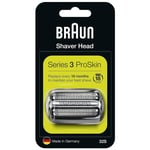 Braun 32S Series 3 Electric Shaver Replacement Head Foil Cassette Silver- COM32S