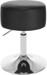 Rootz justerbar svängbar barpall - Bänkpall - Roterande stol - Bekvämt konstläder - Slitstark metallram - Golvskydd - Sitsdiameter: 33,5 cm, höjd: 52-