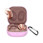 SHEAWA Soft Silicone Protective Case Shockproof Headphones Cover for Samsung Galaxy Buds Live Wireless Headset Accessories (Pink)
