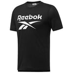 Reebok Men's Workout Ready Supremium Graphic T-Shirt, Black, 5XL