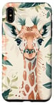 Coque pour iPhone XS Max Girafe | Thème de la jungle, couleur pastel