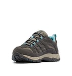 Columbia Women's Crestwood WP waterproof low rise hiking shoes, Black (Kettle x Dark Grey), 4 UK