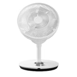 Duux Whisper Flex Smart standing fan | Control via remote control & smartphone | Height adjustable 51-88cm | Quiet fan with night mode and timer| White | DXCF11UK