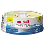 Maxell(r) 635117 4.7gb 120-Minute Dvd-Rws (15-Ct Spindle) 5.50in. x  (US IMPORT)