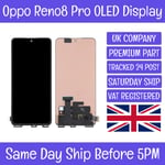 Oppo Reno8 Pro CPH2357 OLED LCD Screen Display Touch Digitizer Replacement