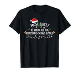 Most Likely to Know All the Christmas Songs Lyrics Christmas T-Shirt