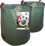 Lot 2X 300 Lt Sac Dechets Verts 2Eme Generation Sac De Jardin Dechet Big Bag Jardin Poubelle De Jardin Sac Gravat Sac Jardinage Dechets Sac Vegetaux Feuilles Mortes Herbe Polypropylène Tissu Pp