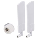 YILIANDUO 3400-4900MHz 5G Antenna 12dBi Omni-Directional Aerial SMA Male plug White High Gain Antenna for WiFi Router Wireless Network Reception Long Range Receiver Pack of 2