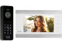 Orno WIFIS Full HD video-intercom-set (nyckellöst tillträde, knappsats, närhetsläsare, kontroll su-applikation, strömkälla på DIN-skena, vit)