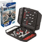 BATTLESHIP Grab and Go Board Game, Portable for 2 Players, Travel Size