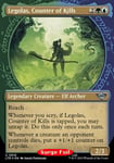Magic löskort: The Lord of the Rings: Tales of Middle-earth: Legolas, Counter of Kills (alternative art) (Surge Foil)