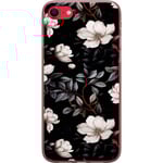 Apple iPhone 16e Genomskinligt Skal Blommor Floral