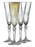 Champagne Melodia 16Cl 4 Stk. Home Tableware Glass Champagne Glass Nude Lyngby Glas