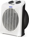 BLACK+DECKER 2000W värmefläkt, vit