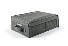 Perfetto Più EasyBox Boîte de Rangement en Tissu, 30 x 40 x 13 cm - Gris cendré