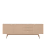 Naver Collection - AK 2660 Skänk, Såpad ek - Sideboards - Nissen & Gehl - Träfärgad - Naturmaterial/Trä