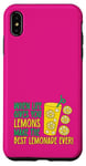 Coque pour iPhone XS Max If or When Life Gives You Citrons Make The Best Limonade Ever