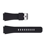 System-S Bracelet flexible en silicone 20 mm pour montre connectée Huawei Watch 2 Noir