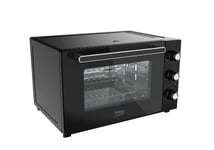 Beko - BMF60B - Four électrique, cuisson ventilée, 60 litres, 2000 W, 5 fonctions, minuterie 120 min, température jusqu'à 230° - Noir, 62 x 38,5 x 52h cm