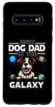 Coque pour Galaxy S10 Best Dog Dad In The Galaxy Brittany Dog Puppy Dogs Lovers