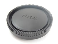 vhbw Bouchon de boîtier compatible avec Sony Alpha NEX-5R, NEX-6, NEX-7, NEX-C3, NEX-F3, NEX-VG10 appareil photo, APRN - plastique, noir