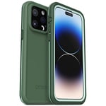 OtterBox FRĒ Series Waterproof Case with MagSafe (Designed by LifeProof) for iPhone 14 Pro Max (ONLY) - Dauntless (Green)