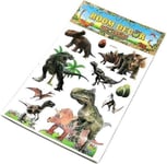 3D-Väggdekaler Dinosaurier 50X31cm Mix