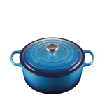 Le Creuset Rund Gryta Azure Blue Blå