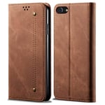 CHZHYU NEW iPhone SE(2020) Phone Case,iPhone 7/8 Wallet Case,Flip Premium Leather TPU Bumper Case Cover with Card Holder,Kickstand,Magnetic Closure for iPhone 7/8/iPhone SE 2020-4.7''(Brown)