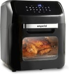 Emperial 12L Air Fryer Oven Digital Convection Rotiserrie & Dehydrator - 1800W