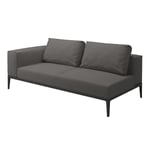 Gloster - Grid Lounge End Unit Meteor/Granite - Utomhussoffor - Henrik Pedersen